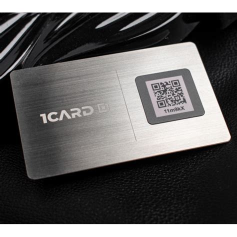 nfc card metal|steel visiting card.